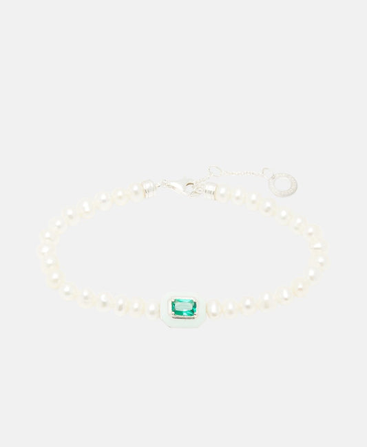 Thomas Sabo perlový náramek Stříbrná 1