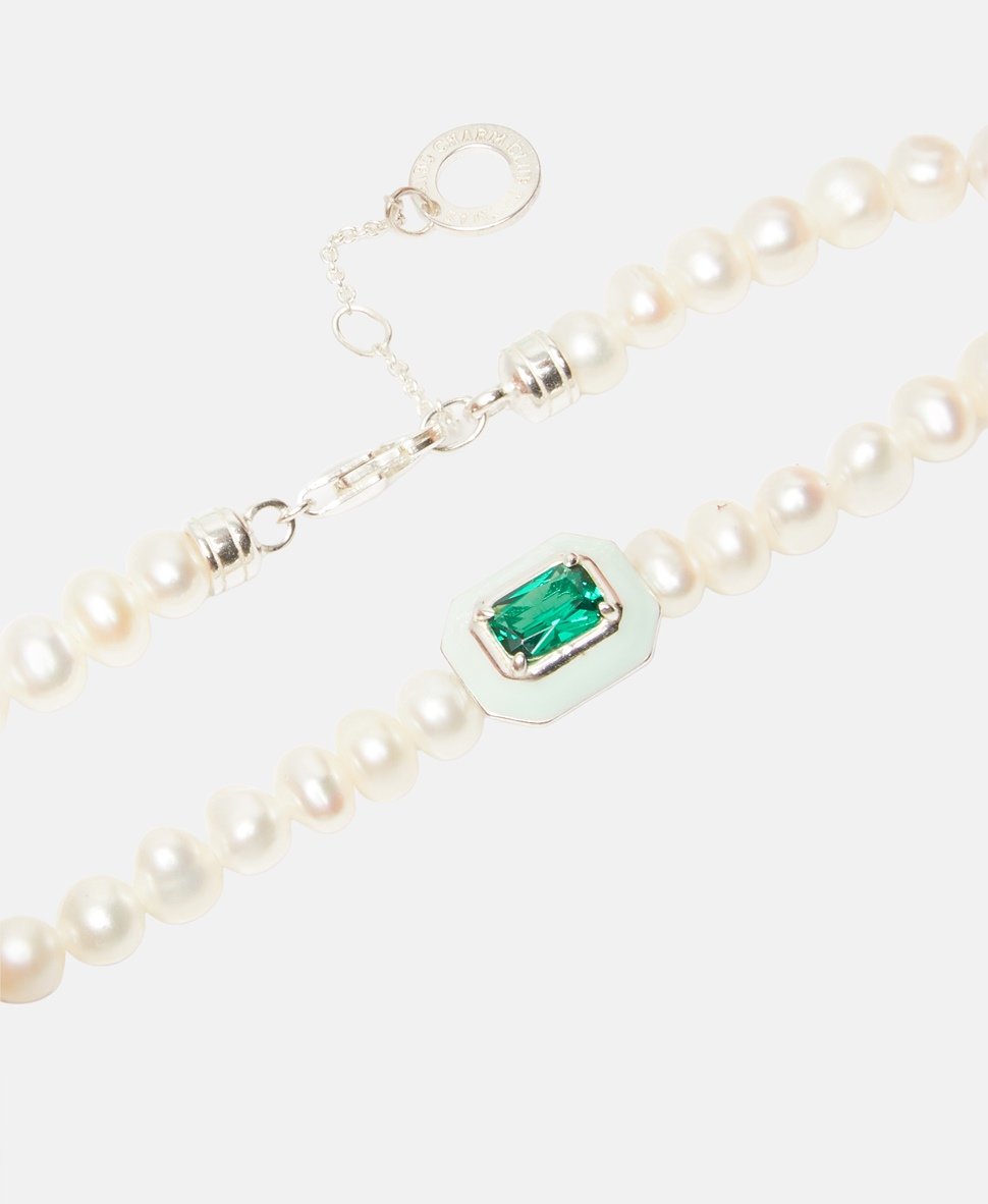 Thomas Sabo perlový náramek Stříbrná 2