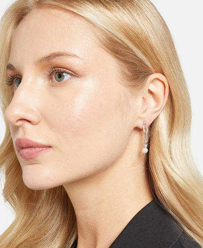 Thomas Sabo perlové náušnice Stříbrná 3