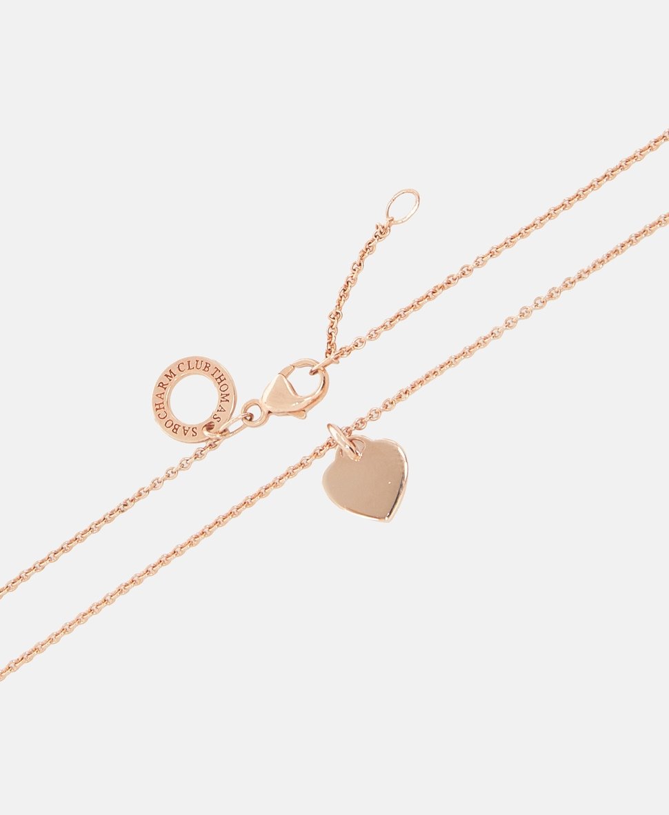 Thomas Sabo řetízek s přívěskem Růžově zlatá 2