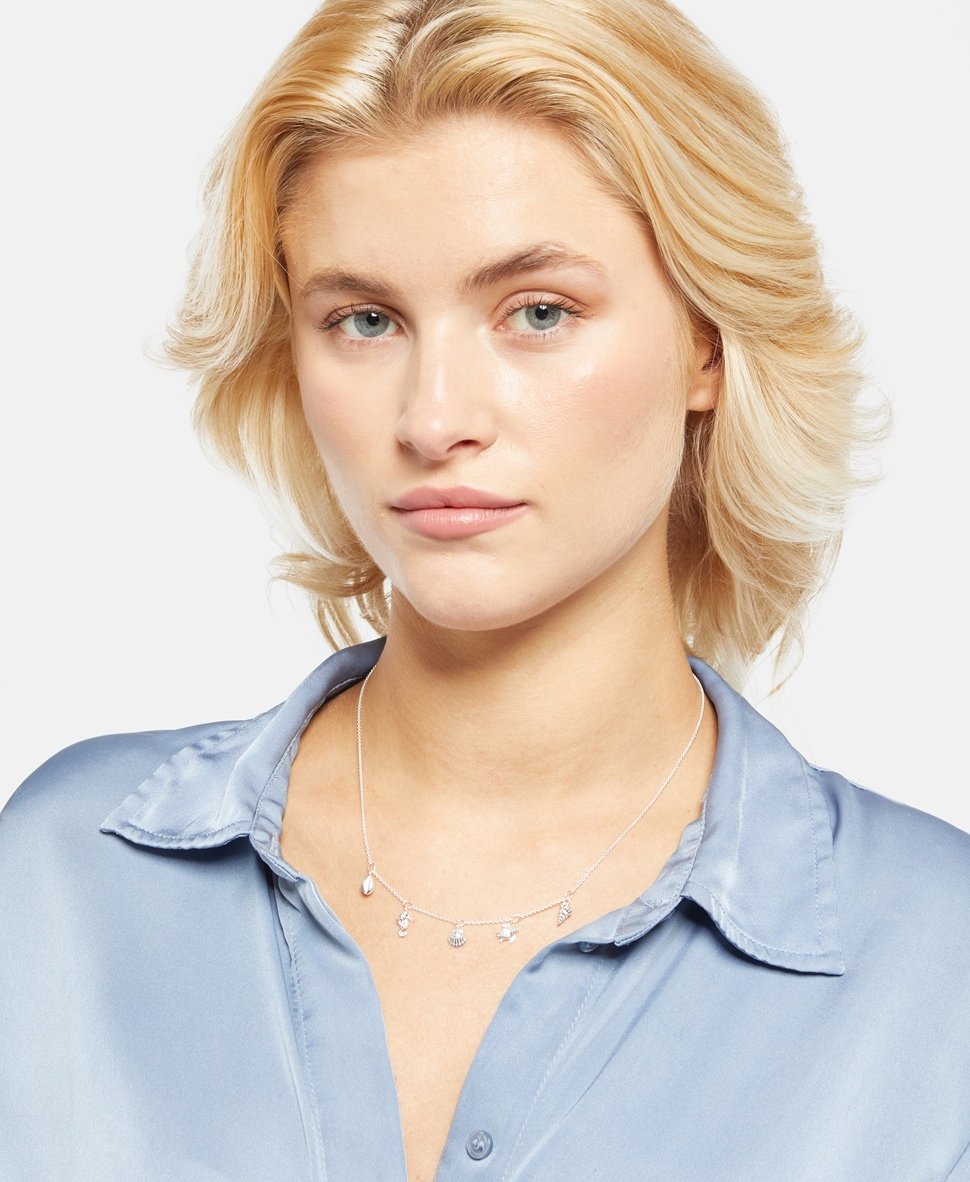 Thomas Sabo řetízek s přívěskem Stříbrná 4