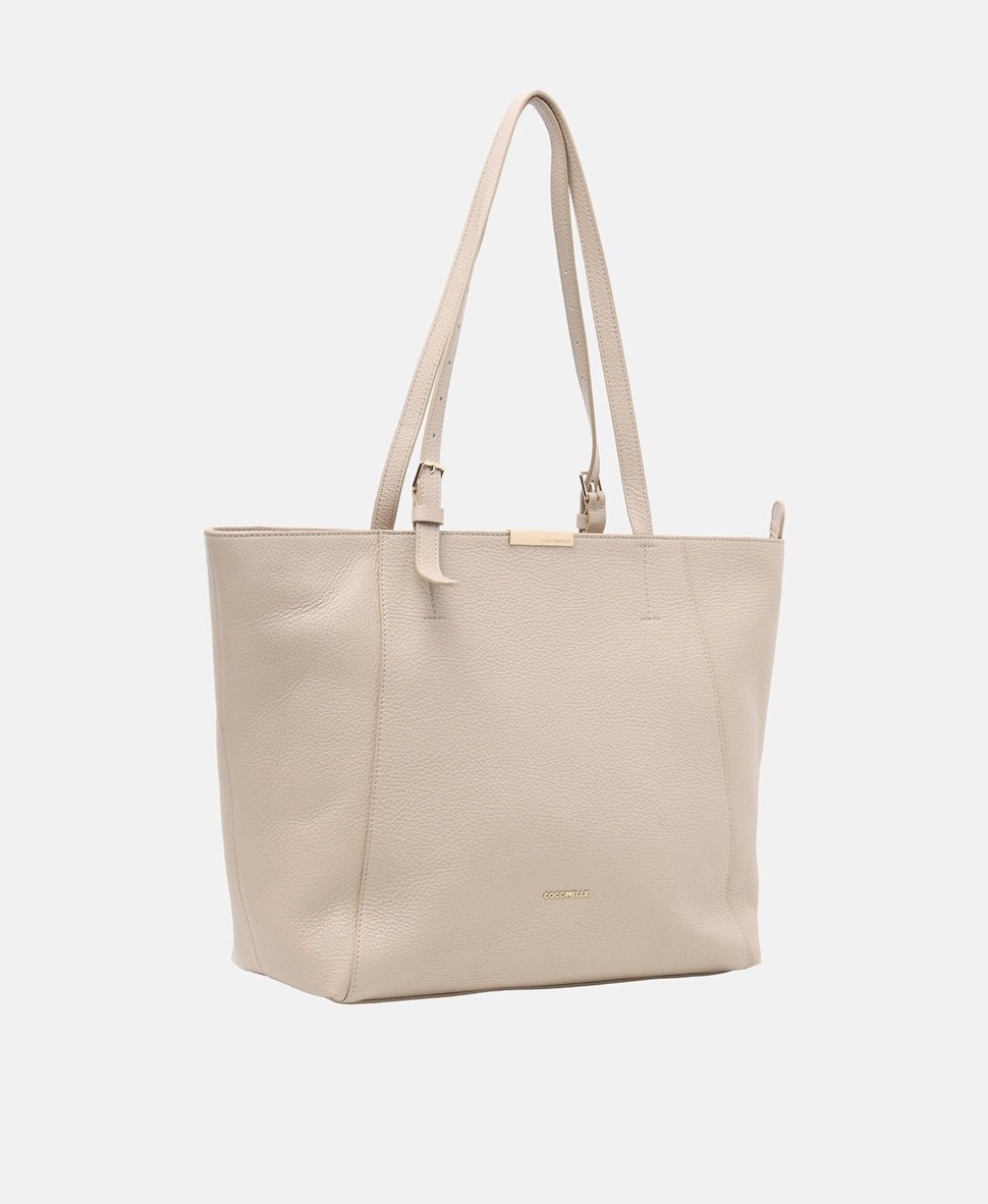 Coccinelle kožená kabelka shopper Růžová 1