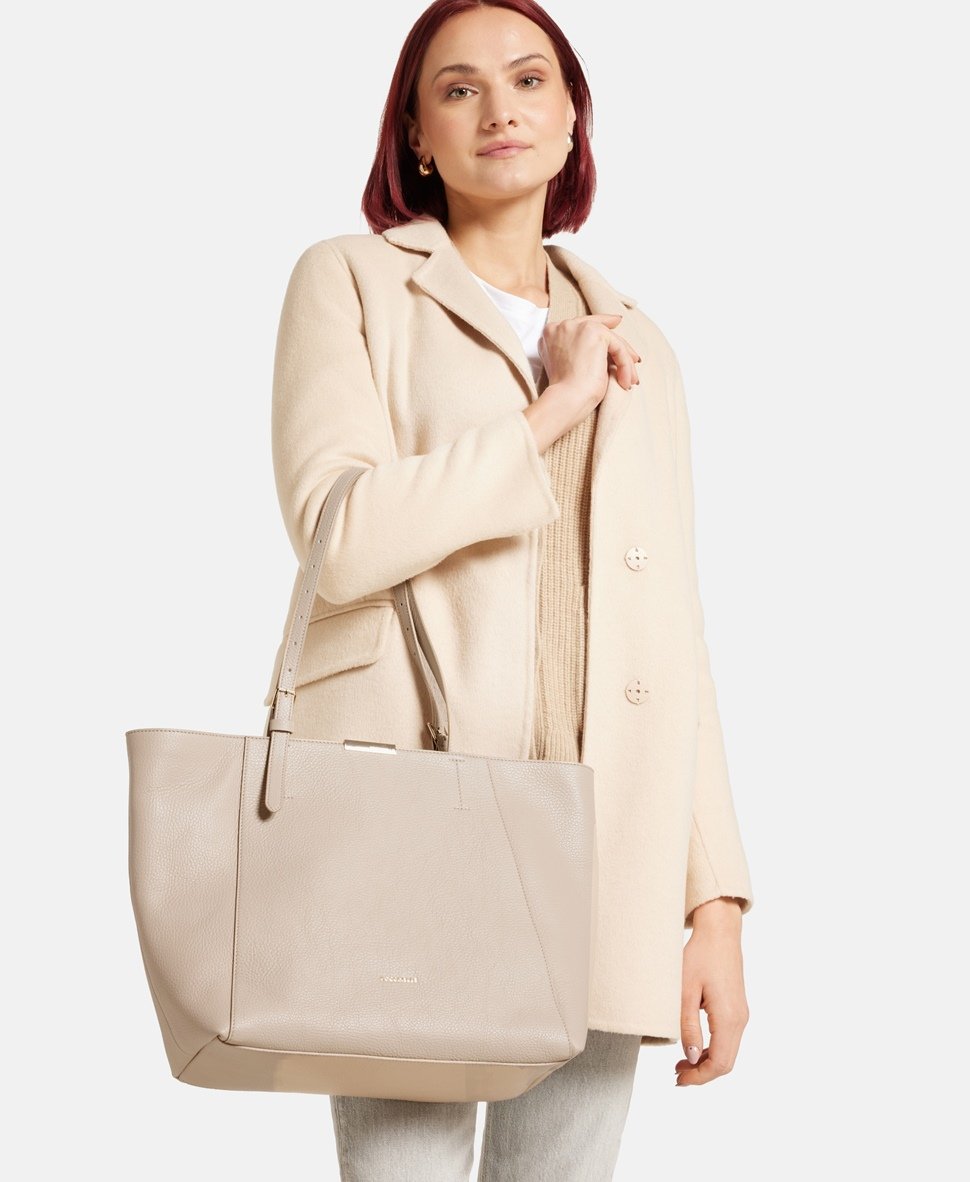 Coccinelle kožená kabelka shopper Růžová 5