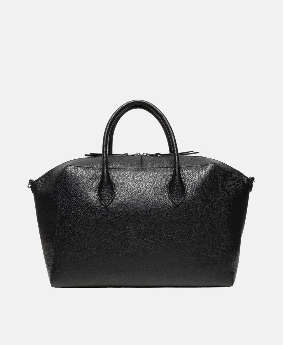 Coccinelle kožená kabelka shopper Černá 4