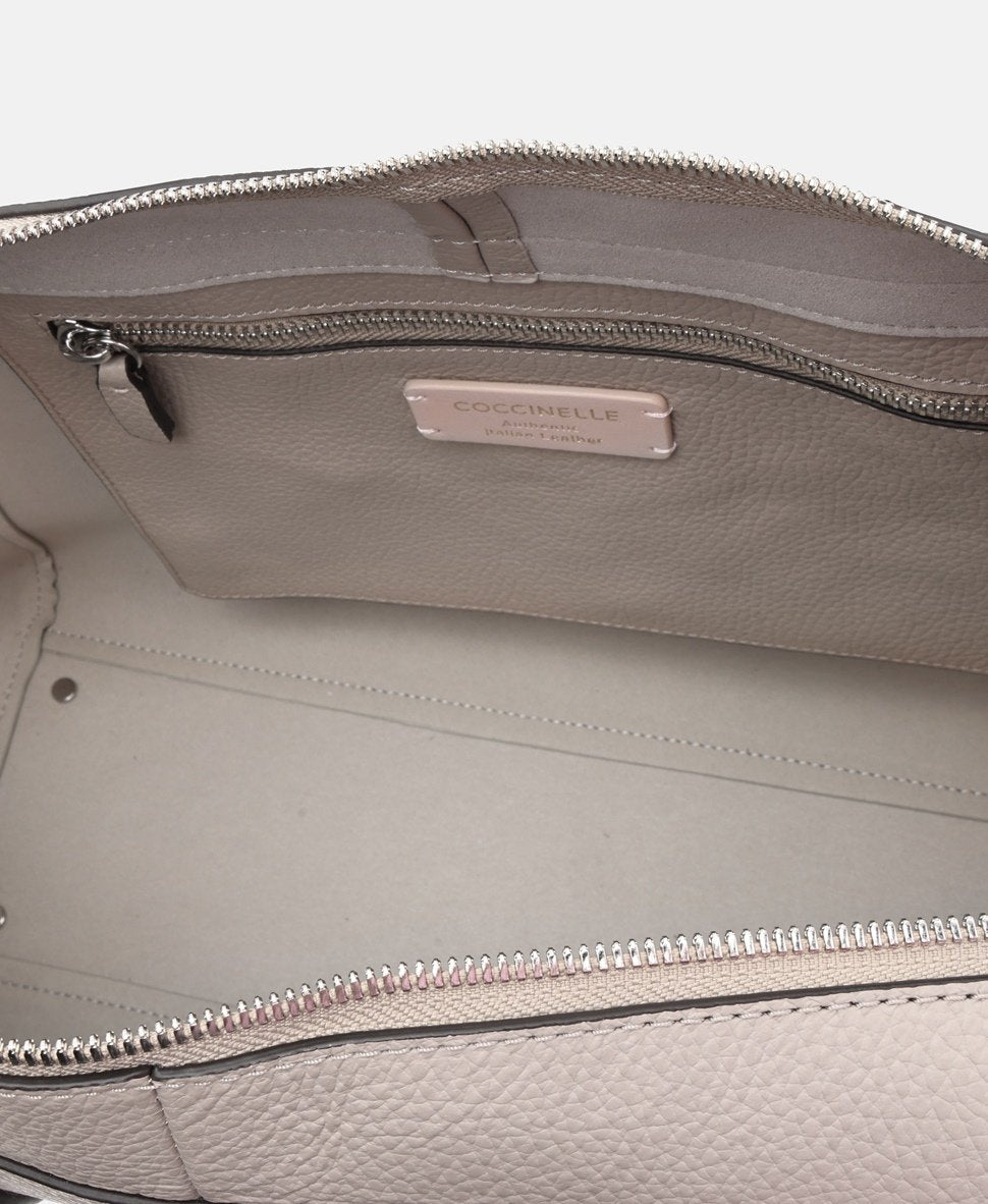 Coccinelle kožená kabelka shopper Růžová 3