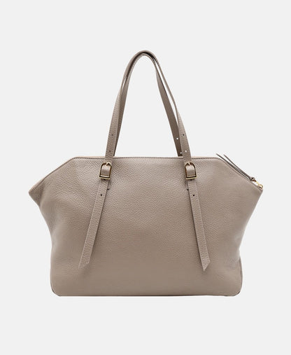 Coccinelle kožená kabelka shopper Taupe 4