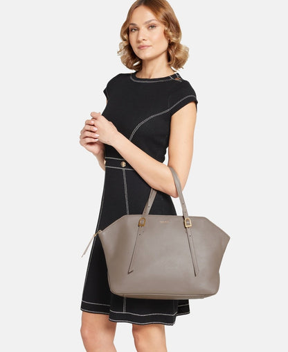 Coccinelle kožená kabelka shopper Taupe 5