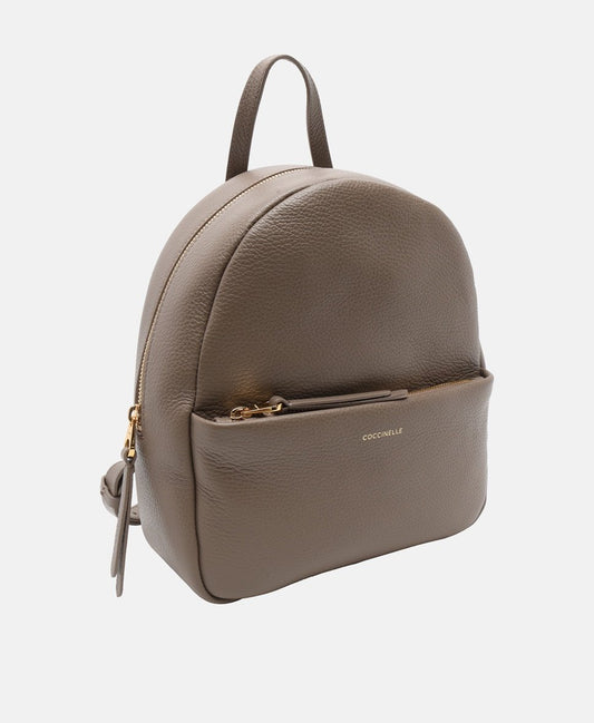 Coccinelle kožený batoh Taupe 1