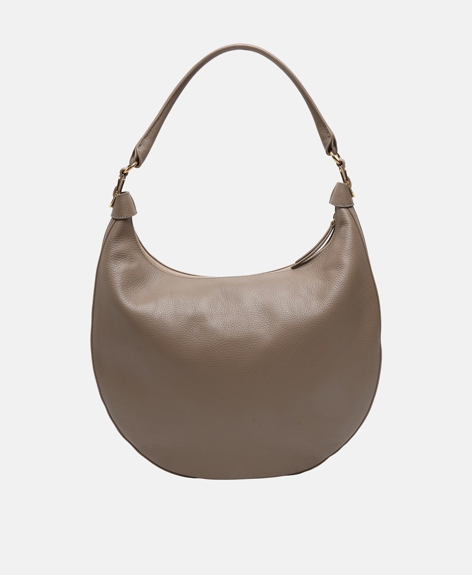 Coccinelle kožená hobo kabelka Taupe 4