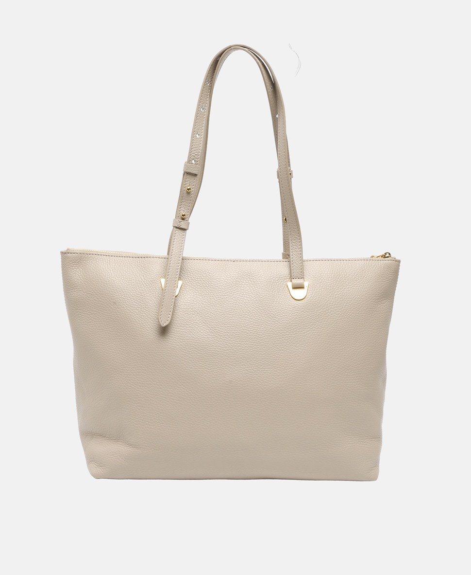 Coccinelle kožená kabelka tote Růžová 4