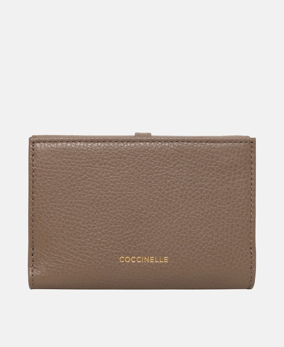 Coccinelle kožená peněženka Taupe 2