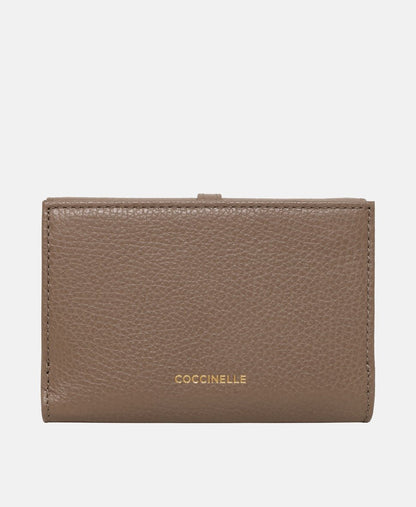 Coccinelle kožená peněženka Taupe 2