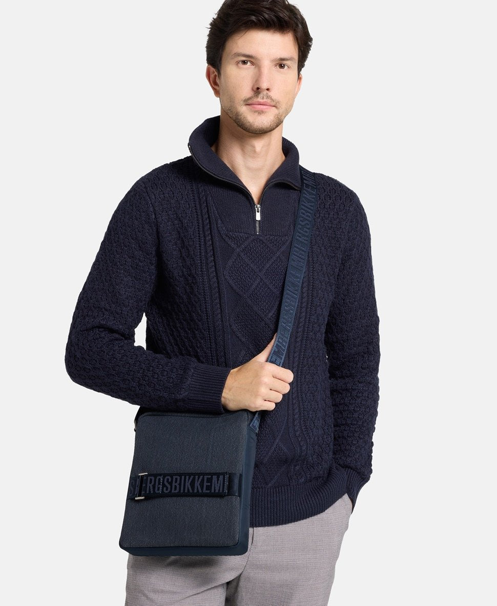 Bikkembergs taška messenger Námořnická modrá 5
