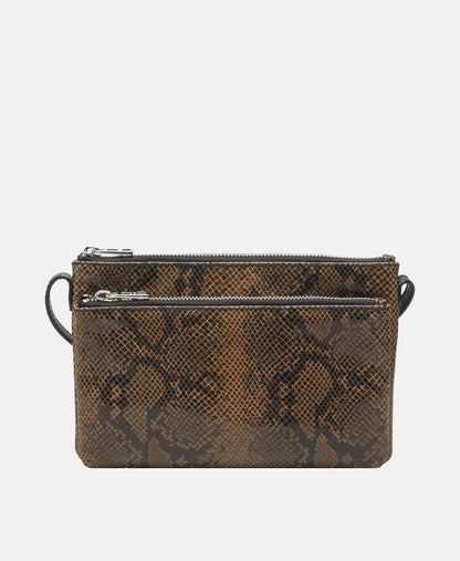 Zadig&Voltaire Kožená kabelka přes rameno Taupe 4