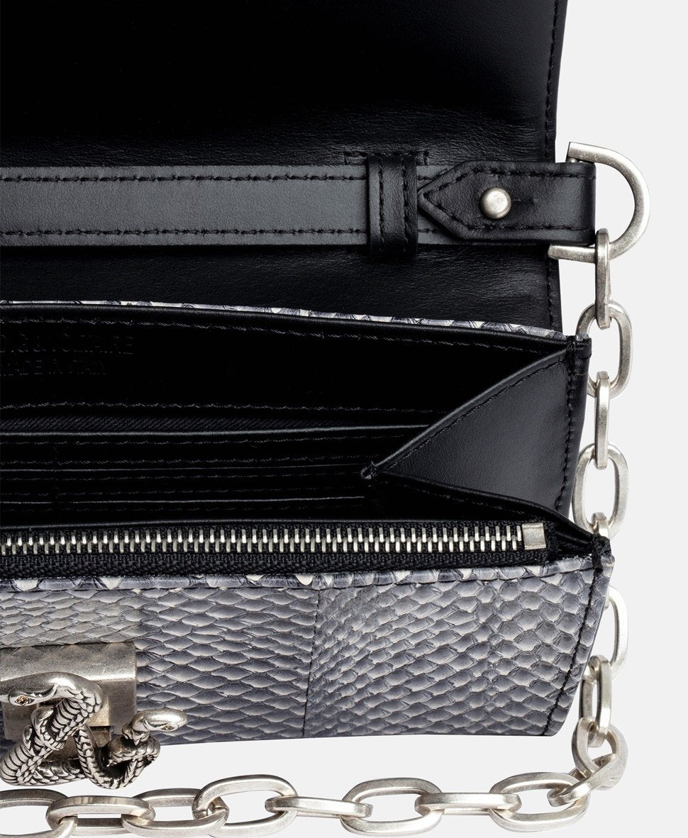 Zadig&Voltaire kožená kabelka Černá 3