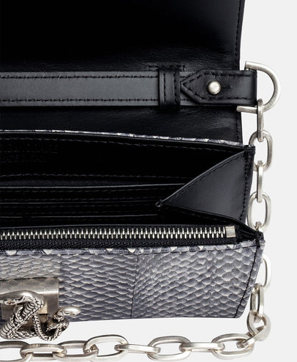 Zadig&Voltaire kožená kabelka Černá 3