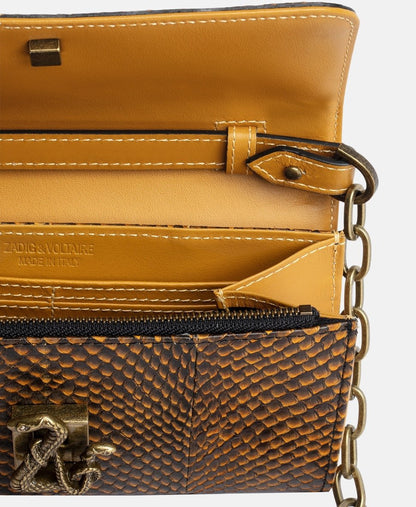 Zadig&Voltaire kožená kabelka Šedá 2