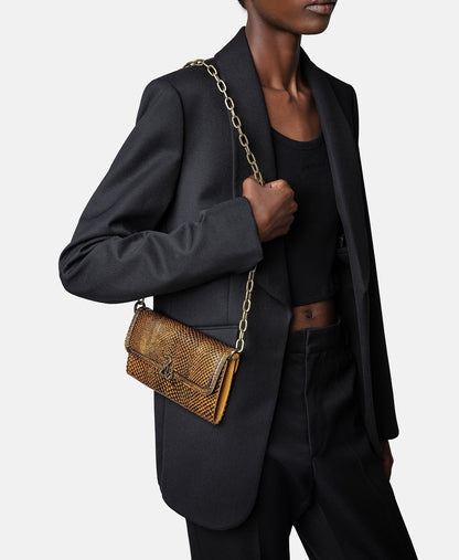 Zadig&Voltaire kožená kabelka Šedá 6