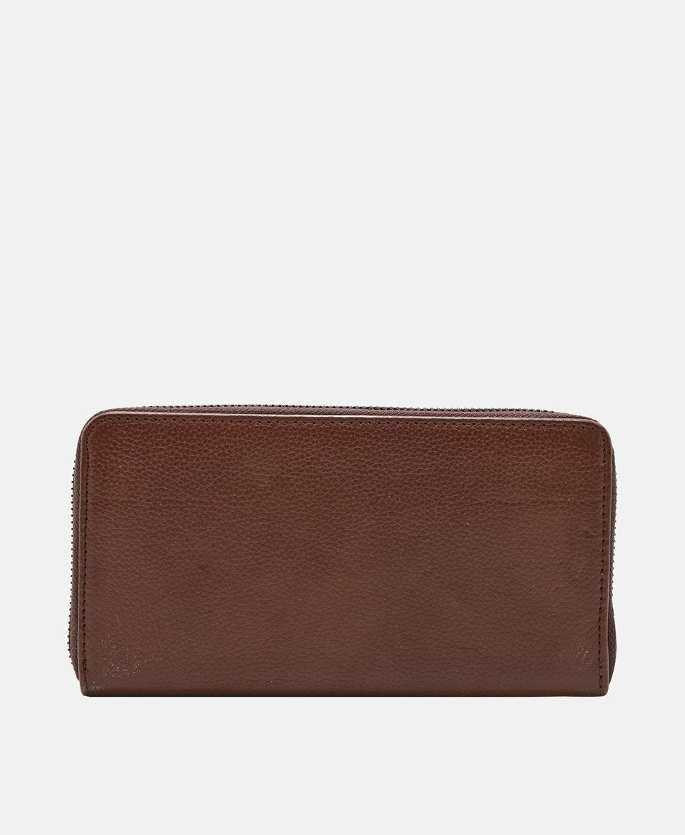 Zadig&Voltaire kožená peněženka Hnědá 2