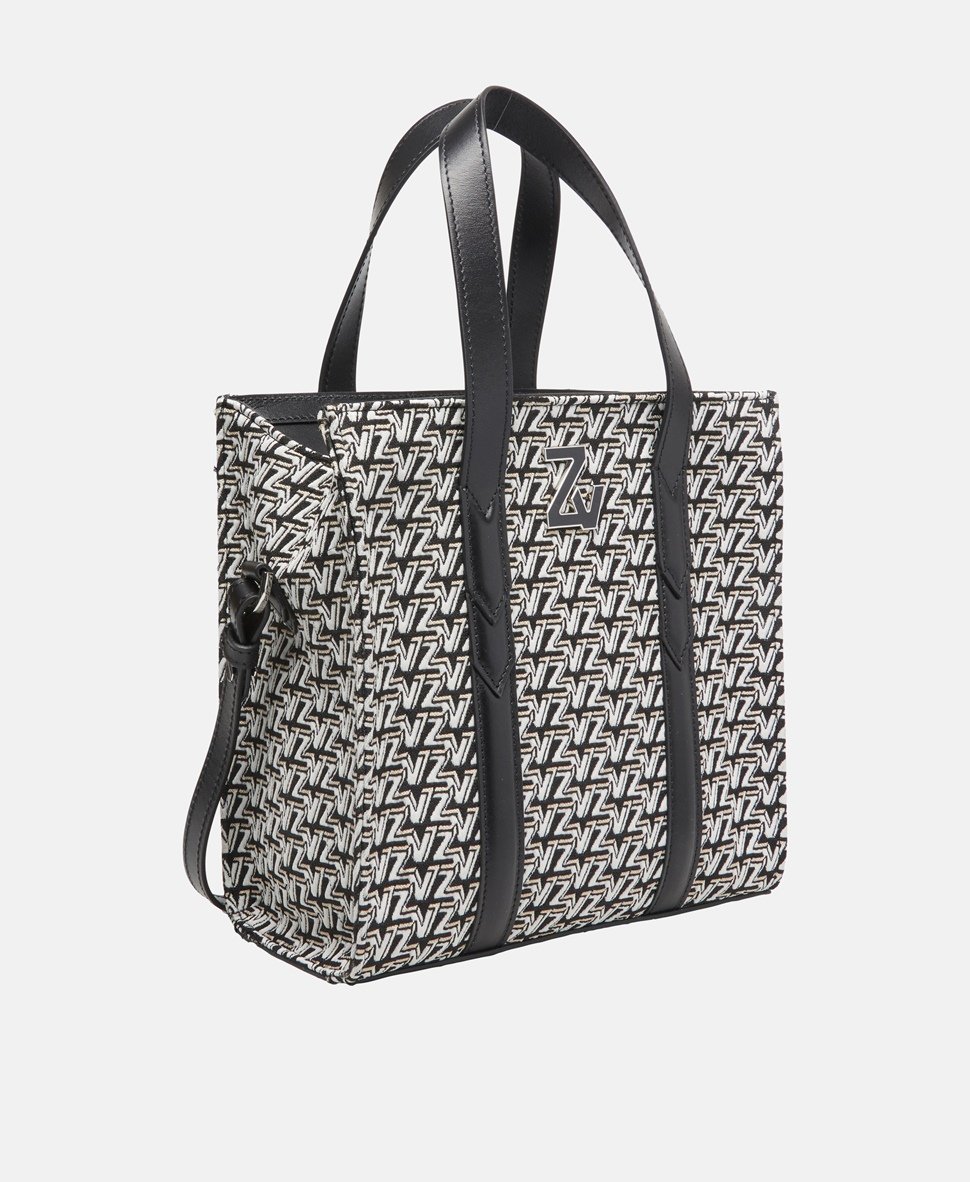 Zadig&Voltaire kožená kabelka tote Černá 1