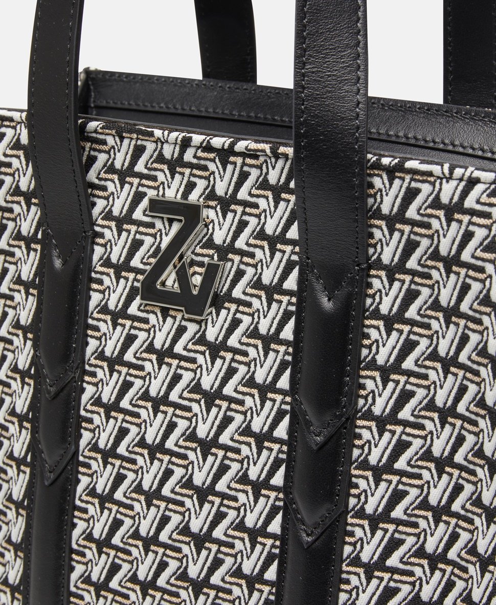 Zadig&Voltaire kožená kabelka tote Černá 2