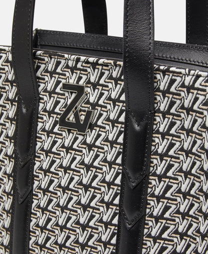 Zadig&Voltaire kožená kabelka tote Černá 2