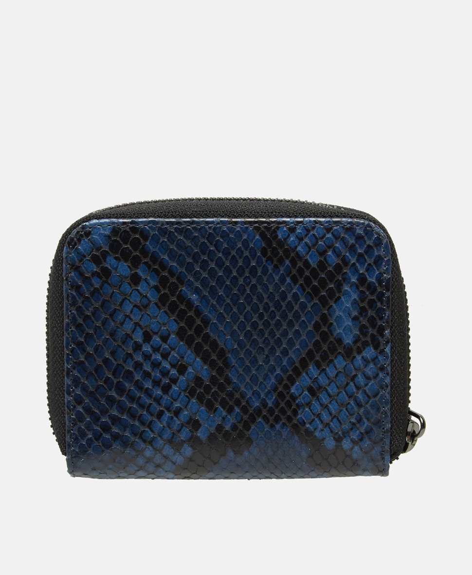 Zadig&Voltaire Kožená peněženka na mince Půlnoční modrá 2