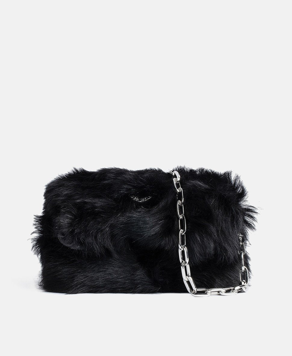 Zadig&Voltaire Kožená kabelka přes rameno Černá 1