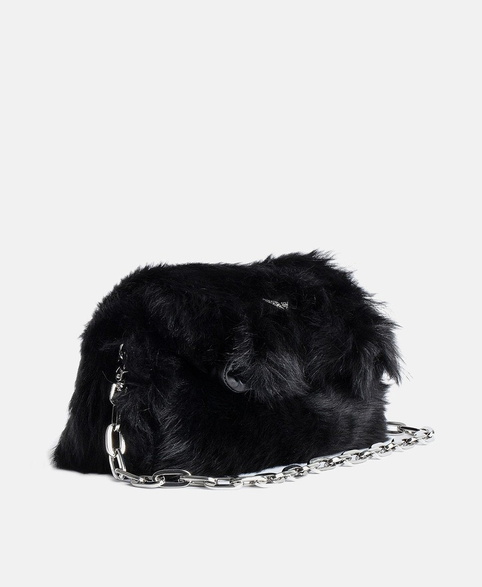 Zadig&Voltaire Kožená kabelka přes rameno Černá 4