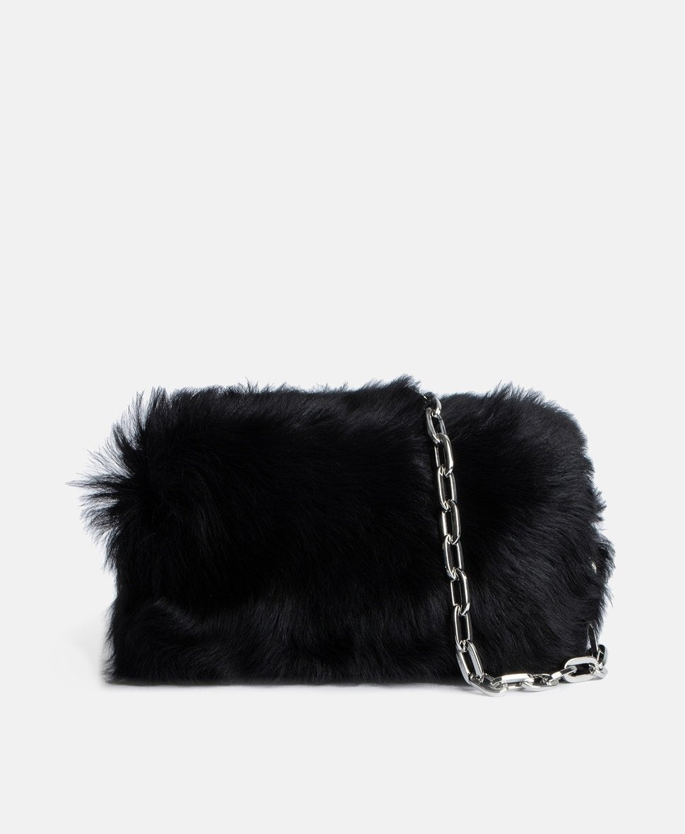 Zadig&Voltaire Kožená kabelka přes rameno Černá 5