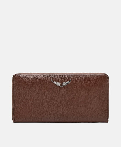 Zadig&Voltaire kožená peněženka Hnědá 1