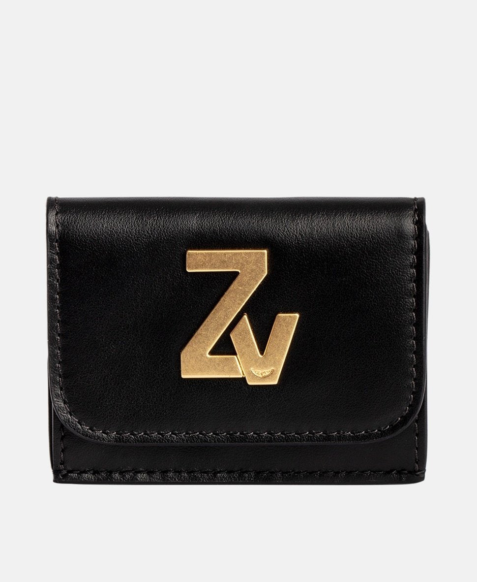 Zadig&Voltaire kožená peněženka Černá 1