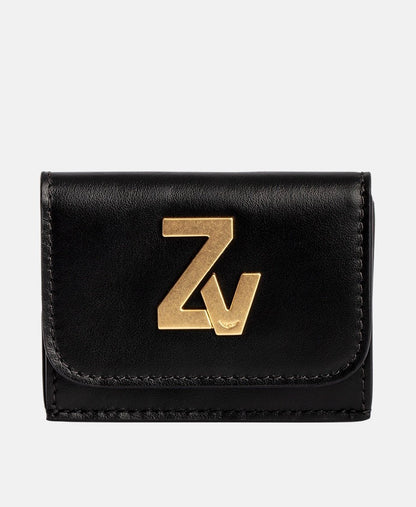 Zadig&Voltaire kožená peněženka Černá 1