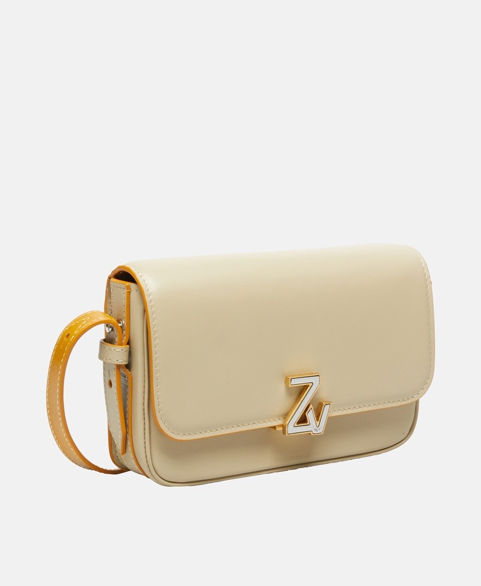 Zadig&Voltaire kožená kabelka Modrá 1