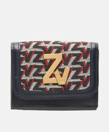 Zadig&Voltaire kožená peněženka Stříbrná 1