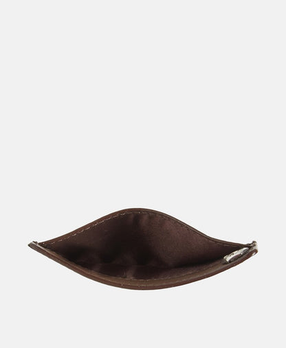 Zadig&Voltaire kožené pouzdro na karty Hnědá 3