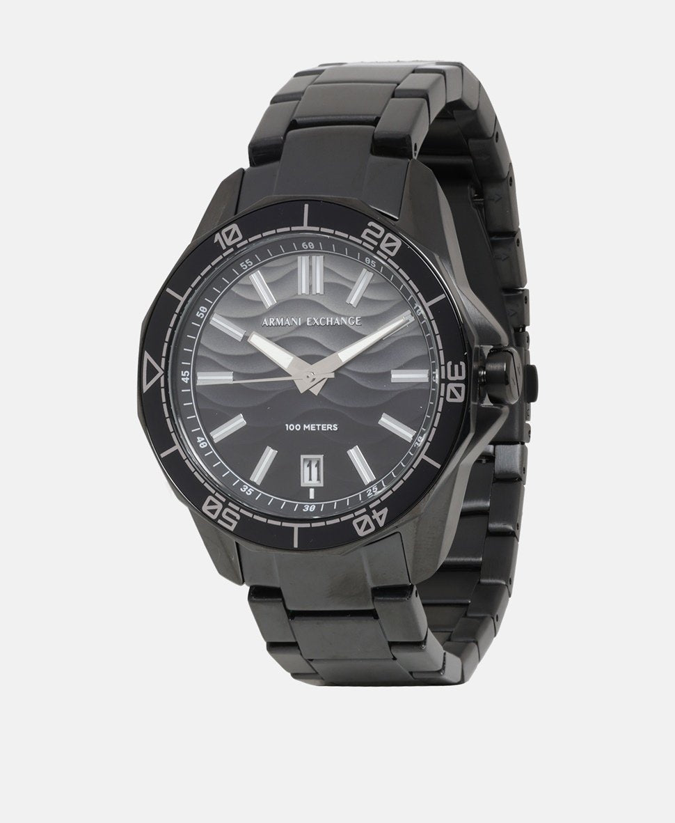 Armani Exchange hodinky Černá 1