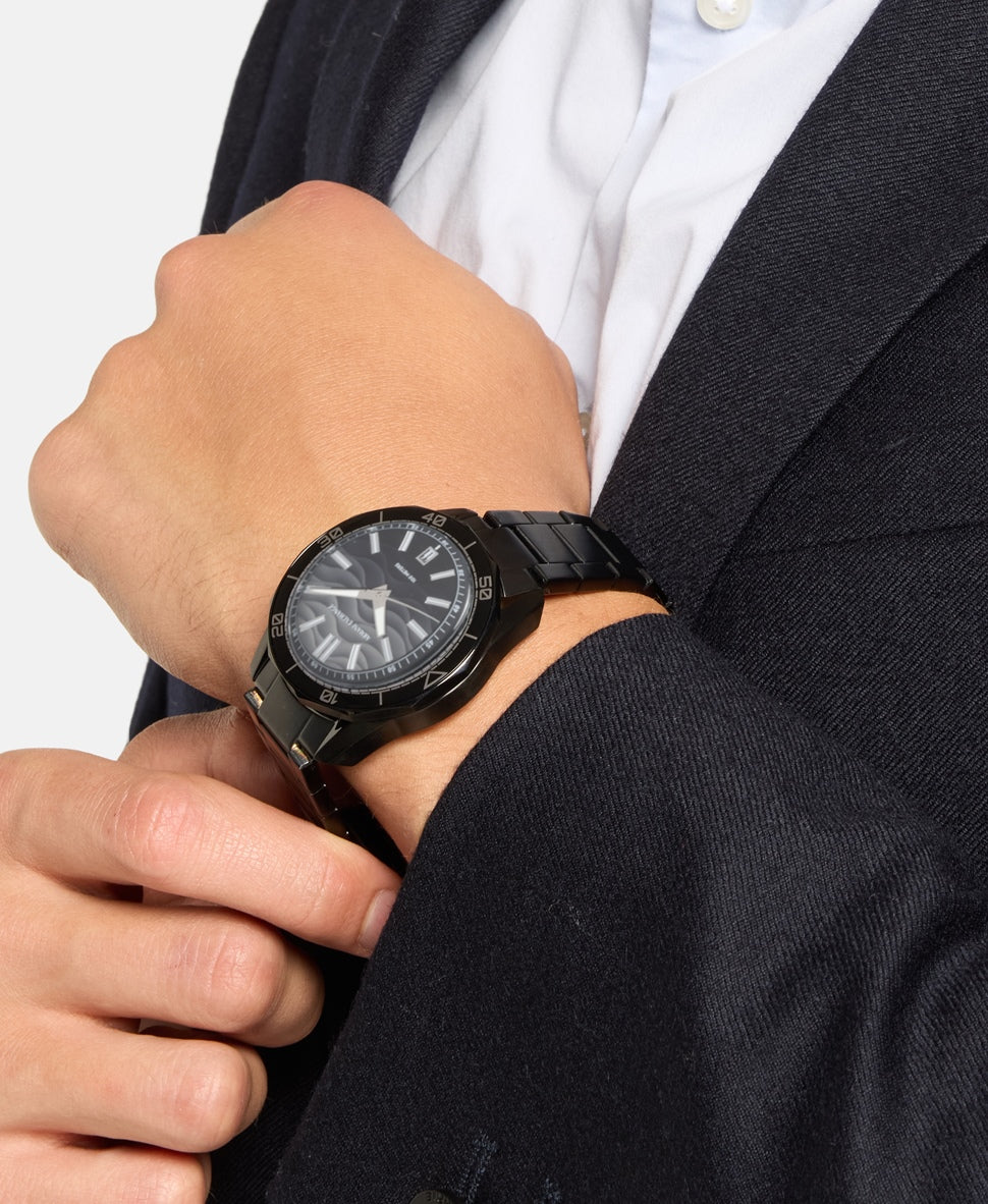 Armani Exchange hodinky Černá 5
