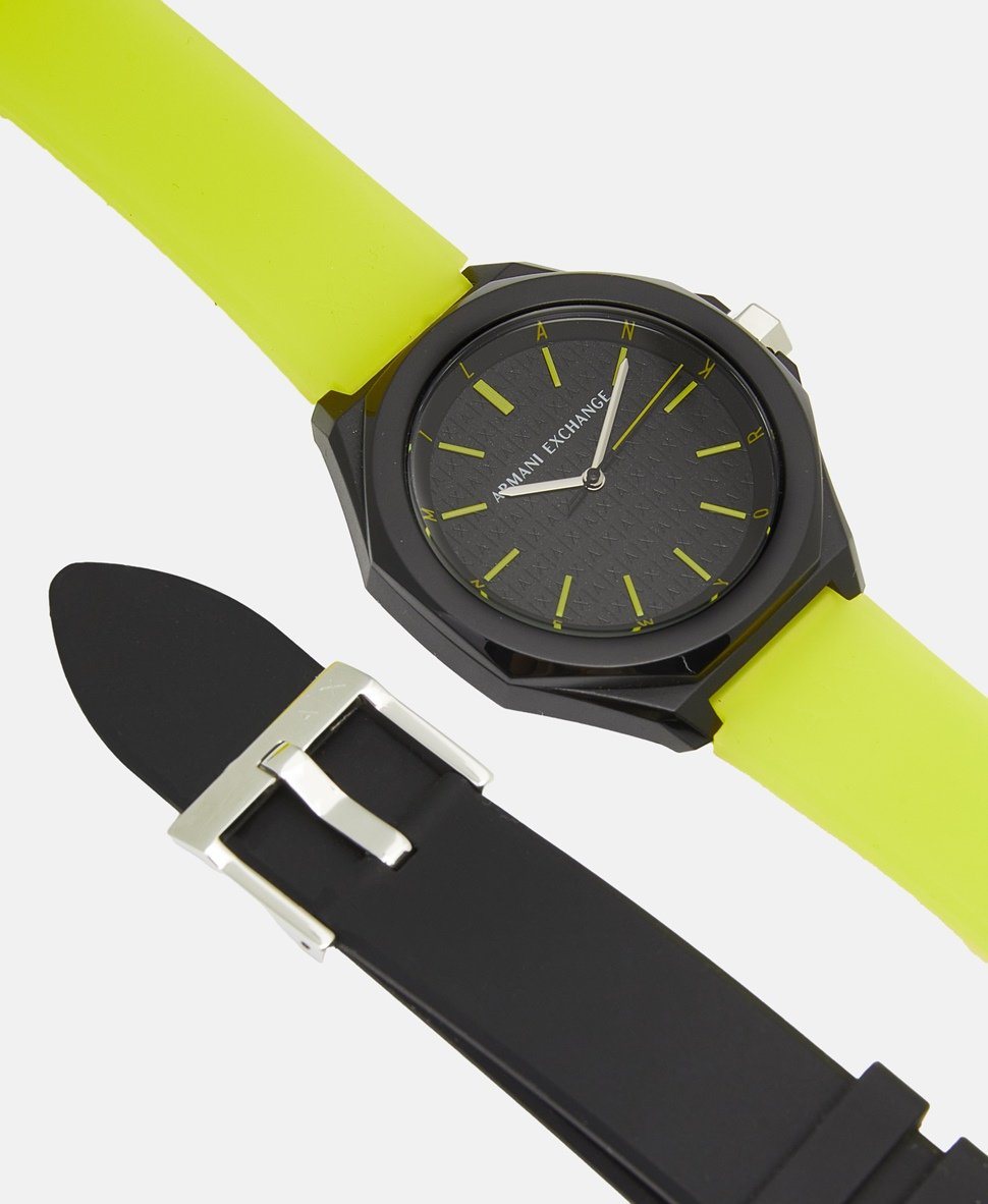 Armani Exchange hodinky Černá 2