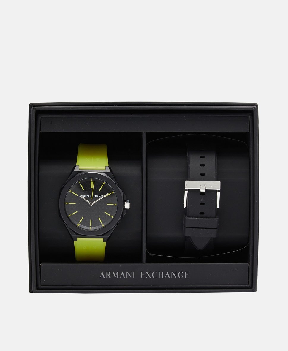 Armani Exchange hodinky Černá 4