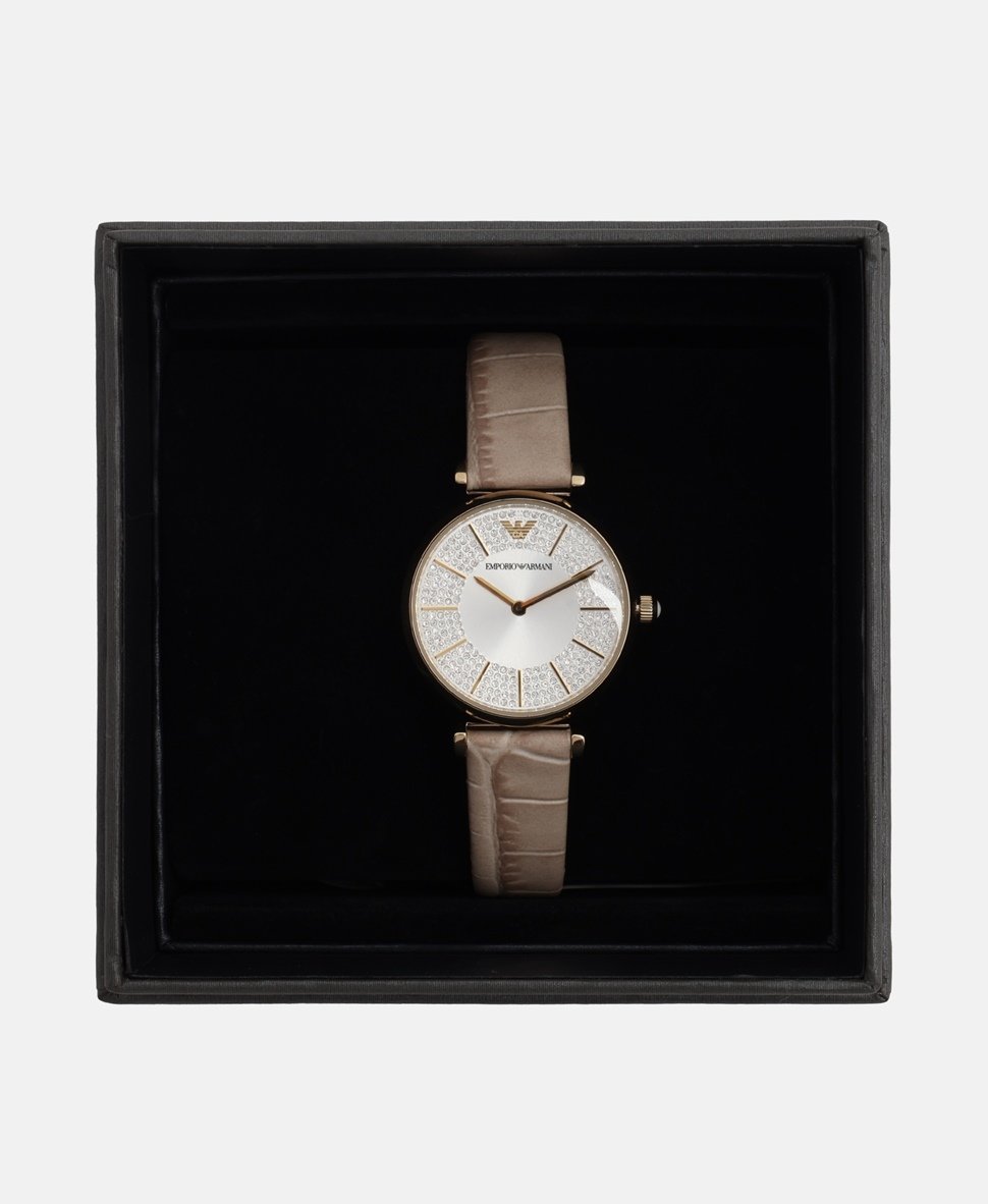 Emporio Armani hodinky Zlatá 4