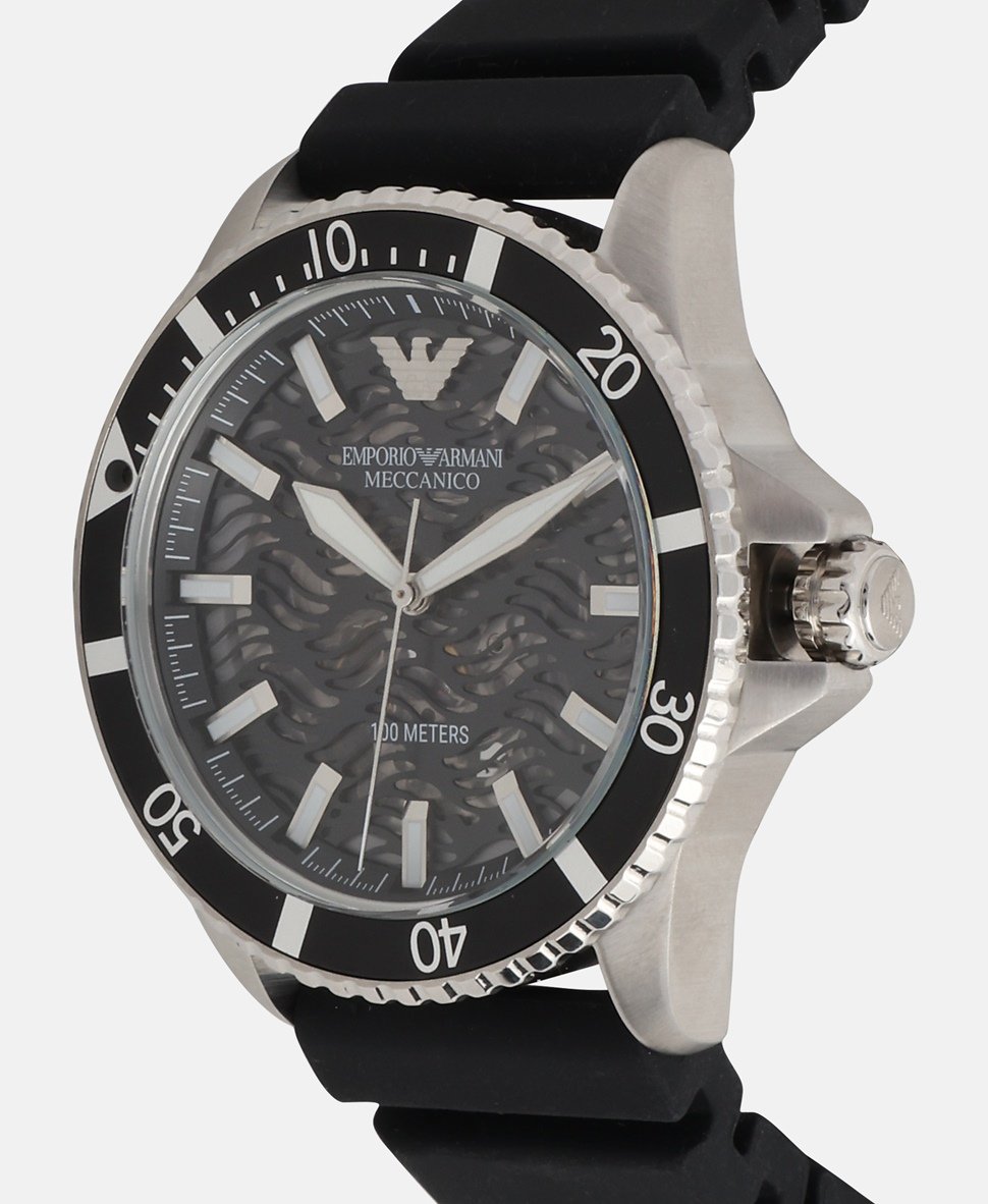 Emporio Armani hodinky Stříbrná 2