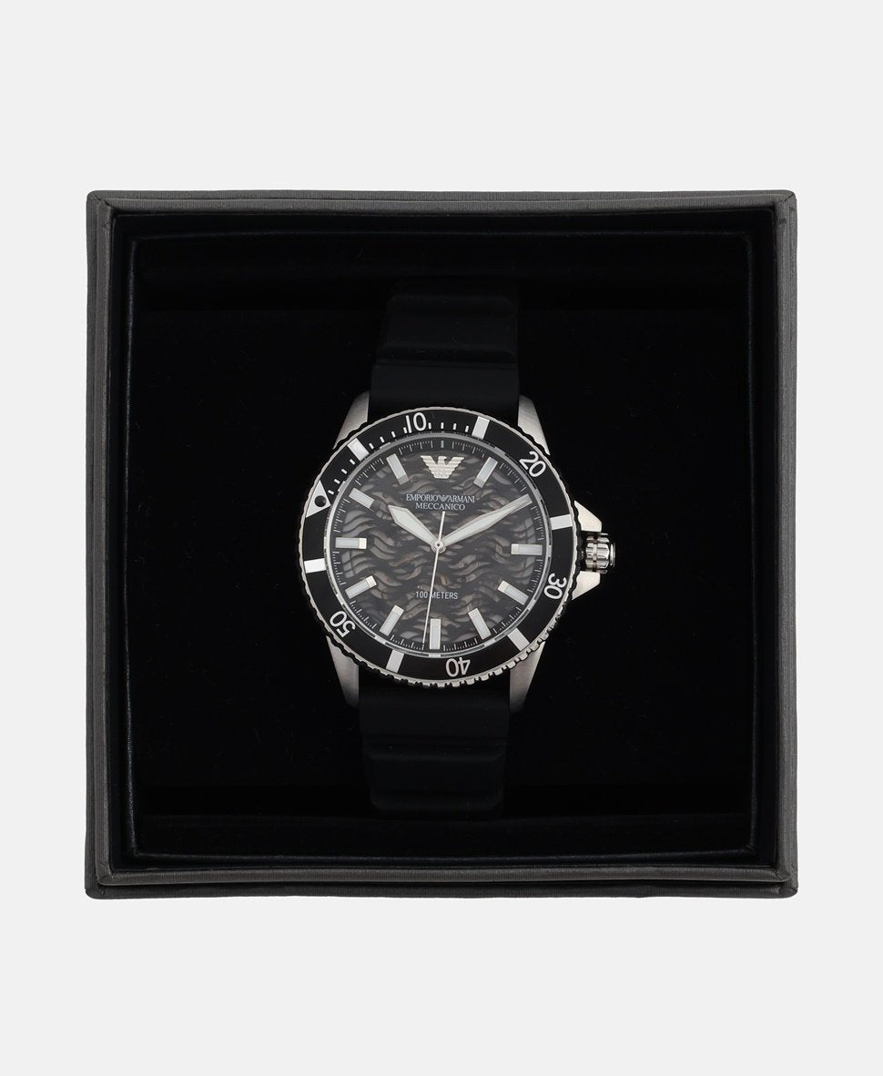 Emporio Armani hodinky Stříbrná 5