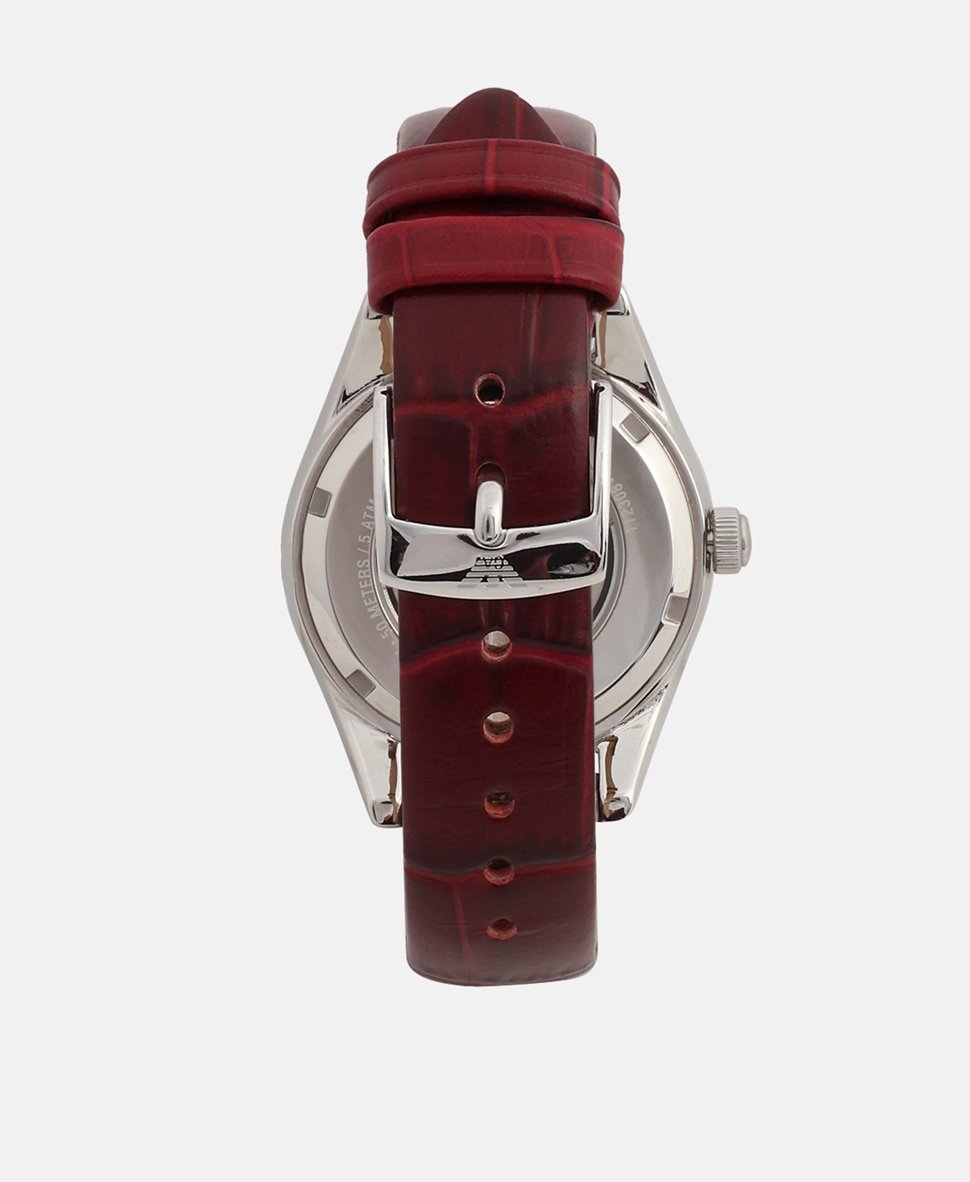 Emporio Armani automatické hodinky Stříbrná 3