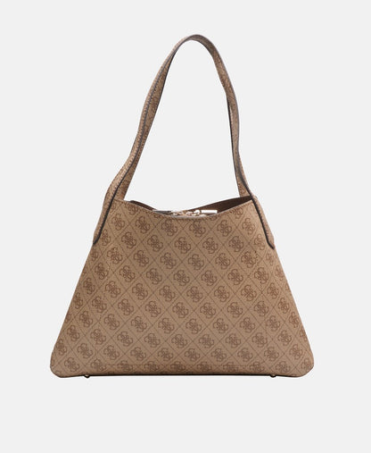 Guess kabelka přes rameno Hnědá 4