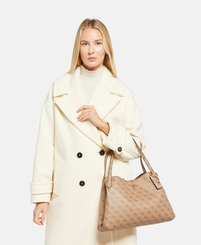 Guess kabelka přes rameno Hnědá 5