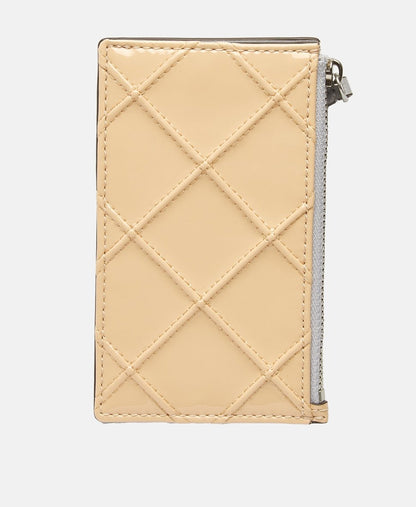 Tory Burch kožené pouzdro na karty Béžová 2