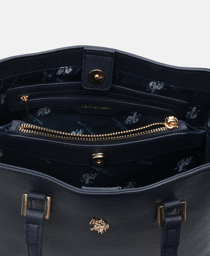U.S. Polo Assn. kabelka tote Tmavě modrá 3