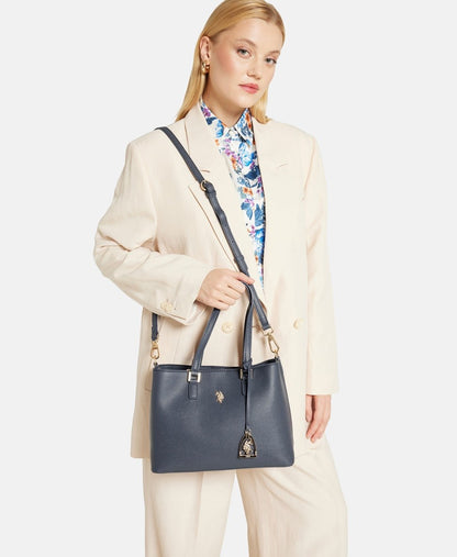 U.S. Polo Assn. kabelka tote Tmavě modrá 5