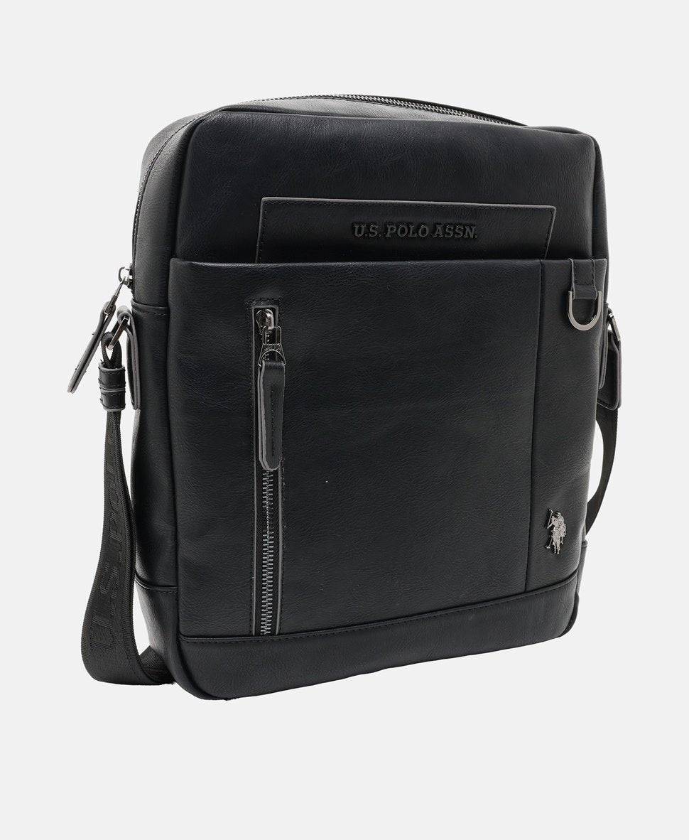 U.S. Polo Assn. taška messenger Černá 1